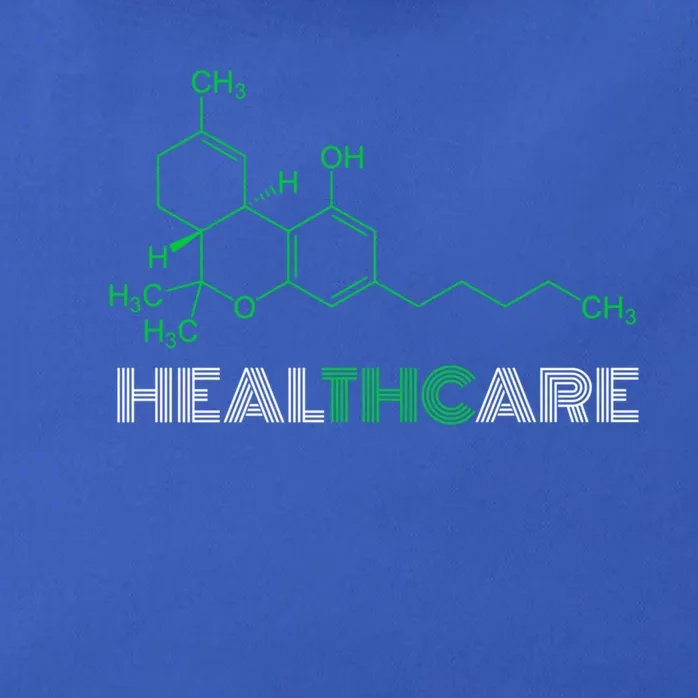 Thc Healthcare Cute Gift Thc Molecule Weed Cannabis Zip Tote Bag