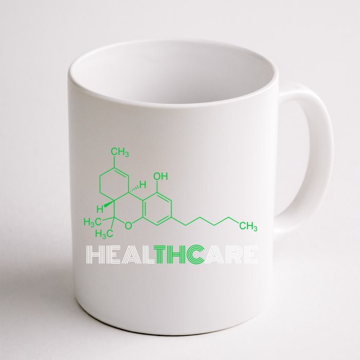 Thc Healthcare Cute Gift Thc Molecule Weed Cannabis Front & Back Coffee Mug