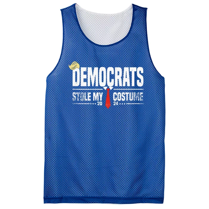 Trump Halloween Costume Democrats Stole My Costume Mesh Reversible Basketball Jersey Tank