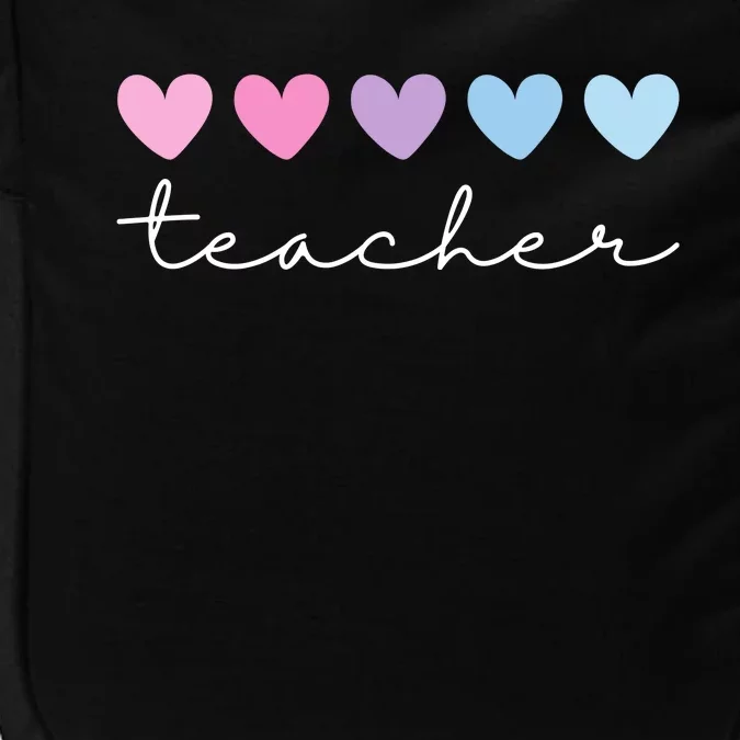 Teacher Hearts Cute Gift Impact Tech Backpack