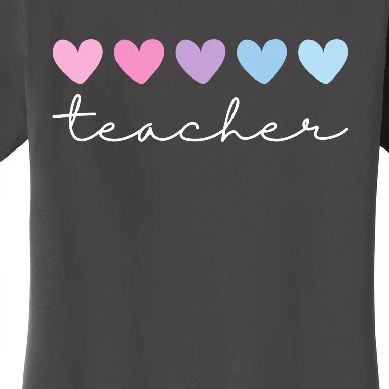 Teacher Hearts Cute Gift Women's T-Shirt