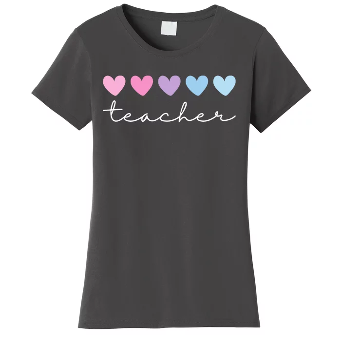 Teacher Hearts Cute Gift Women's T-Shirt