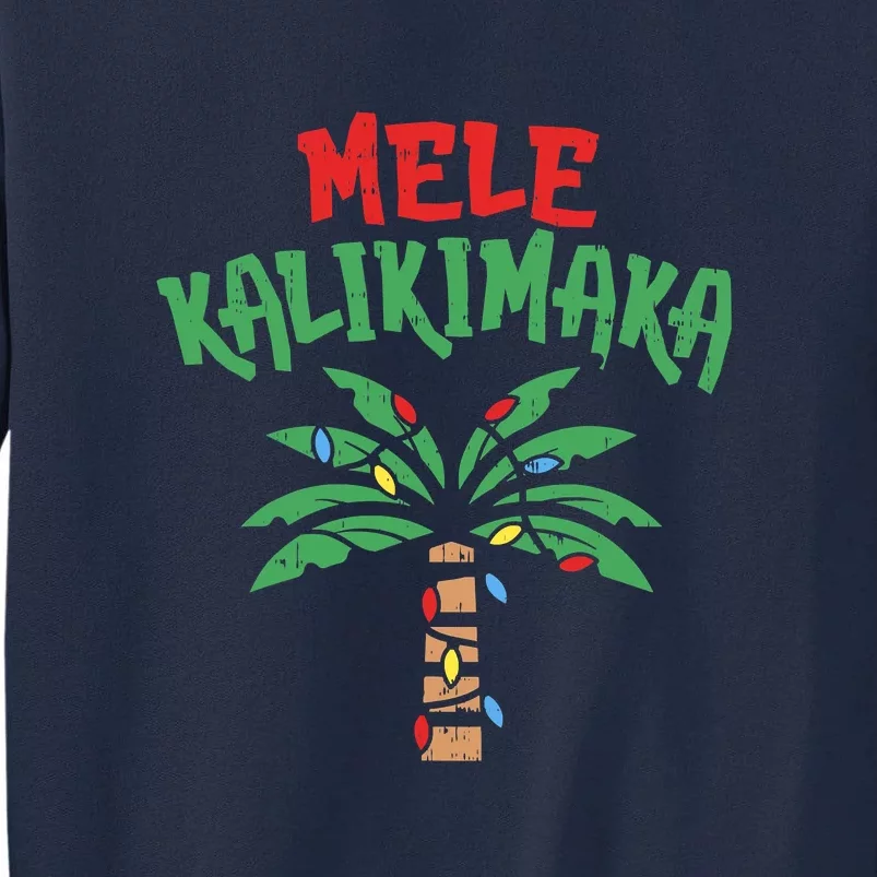 Tree Hawaiian Christmas In July Tall Sweatshirt