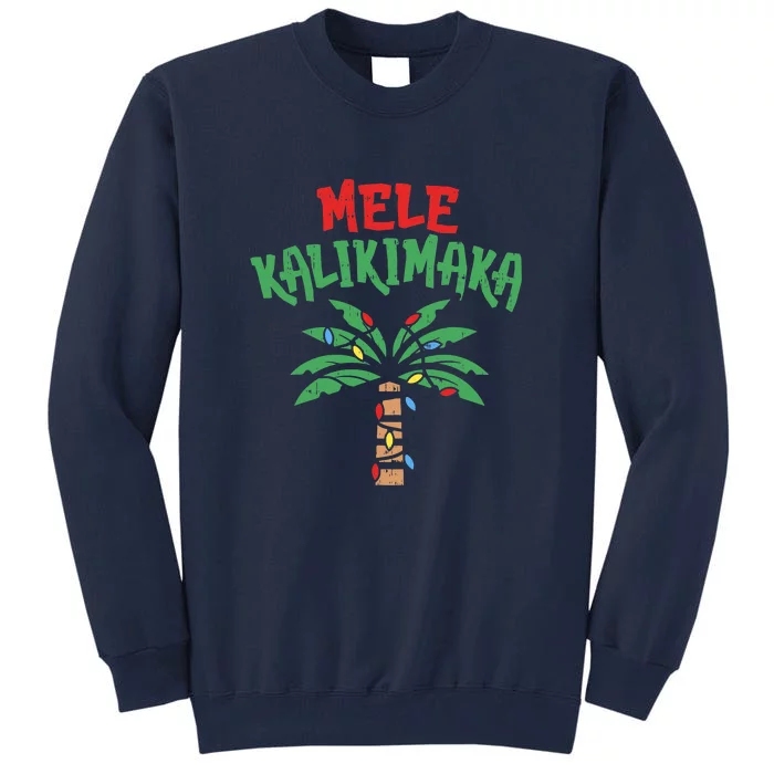 Tree Hawaiian Christmas In July Tall Sweatshirt