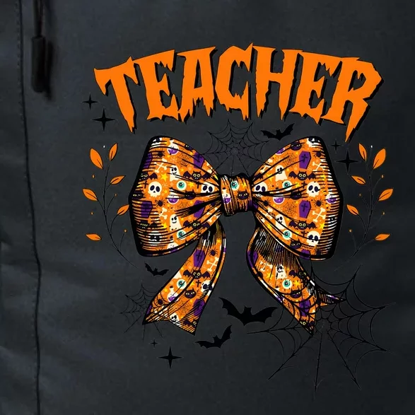 Teacher Halloween Coquette Back To School Daily Commute Backpack