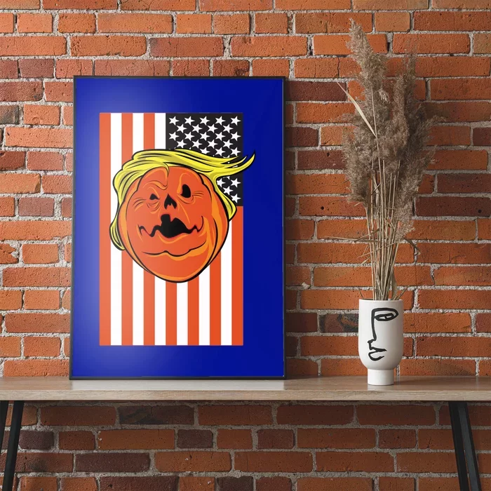 Trump Halloween Color American Flag Gift Ugly Trumpkin Great Gift Poster