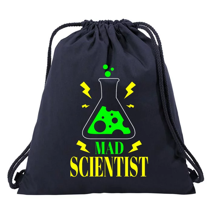 Teacher Halloween Costume Mad Scientist Science Drawstring Bag