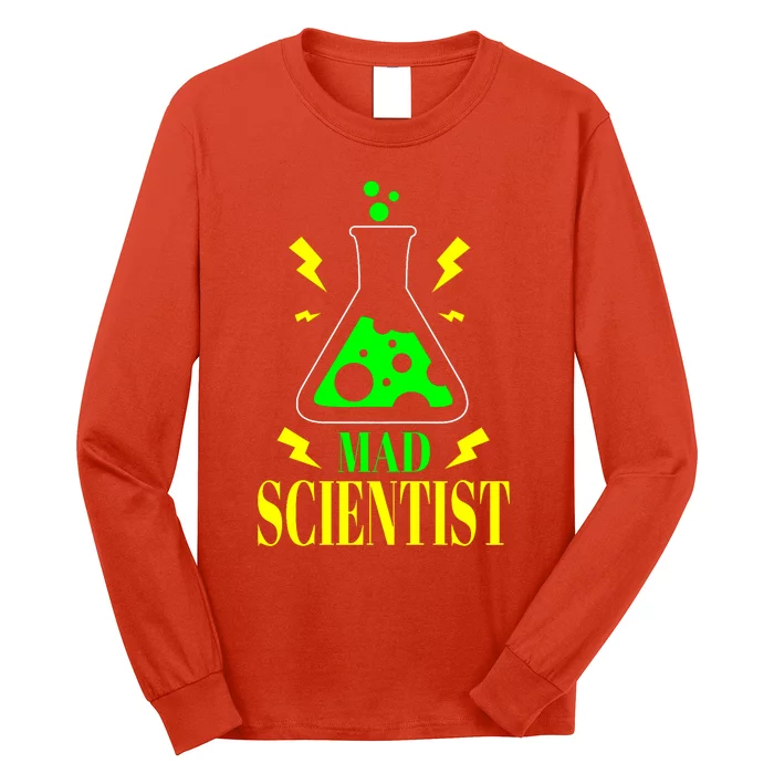 Teacher Halloween Costume Mad Scientist Science Long Sleeve Shirt