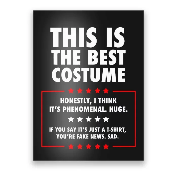 Trump Halloween Costume Poster