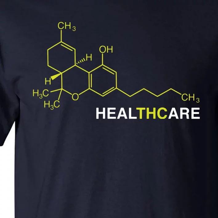 THC Healthcare Cannabis Medical Marijuana Tall T-Shirt