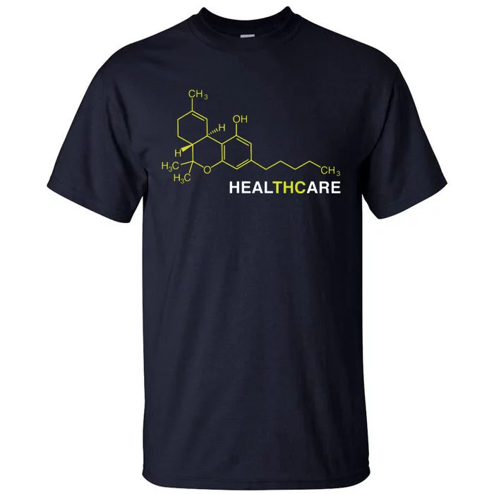 THC Healthcare Cannabis Medical Marijuana Tall T-Shirt