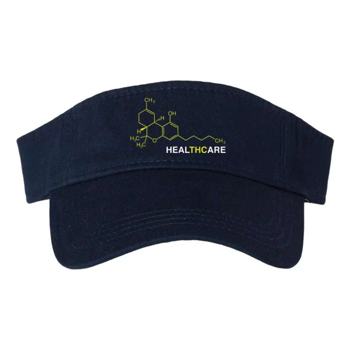 THC Healthcare Cannabis Medical Marijuana Valucap Bio-Washed Visor