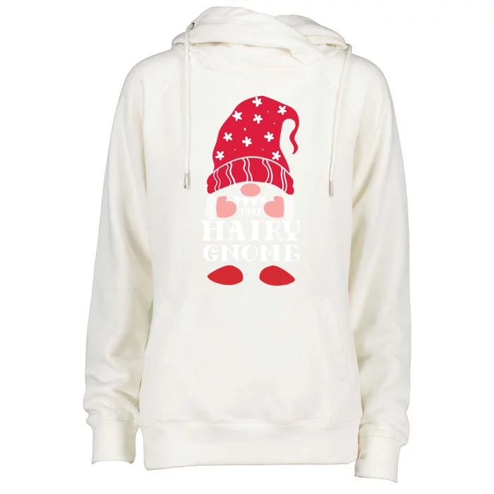 The Hairy Christmas Gnome Meaningful Gift Womens Funnel Neck Pullover Hood