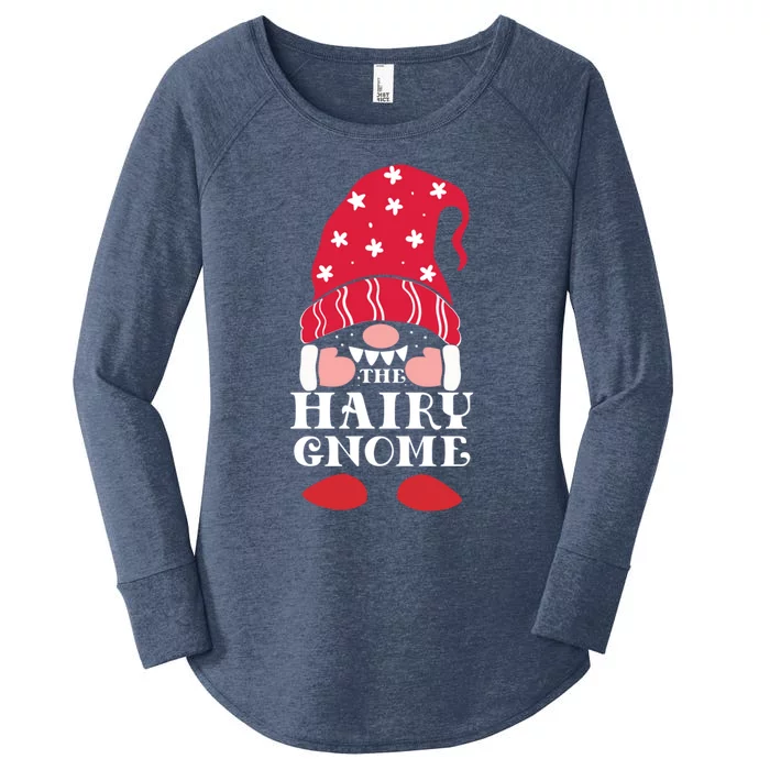 The Hairy Christmas Gnome Meaningful Gift Women's Perfect Tri Tunic Long Sleeve Shirt