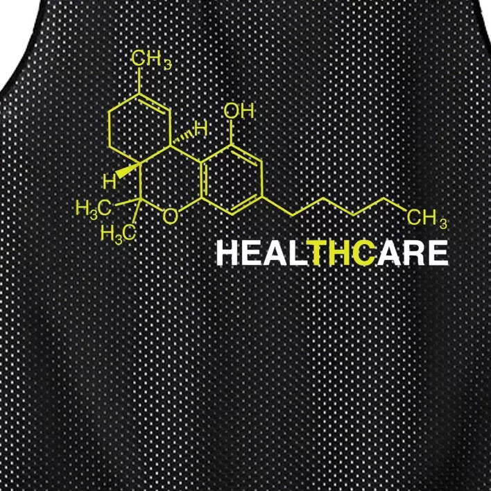 THC Healthcare Cannabis Medical Marijuana TShirt Mesh Reversible Basketball Jersey Tank