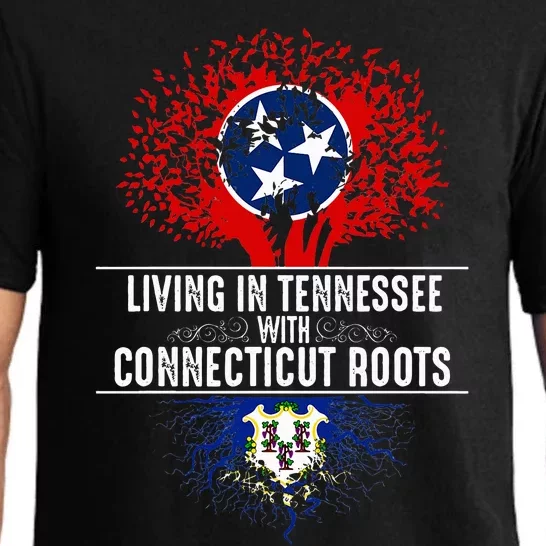 Tennessee Home Connecticut Roots State Tree Flag Pajama Set