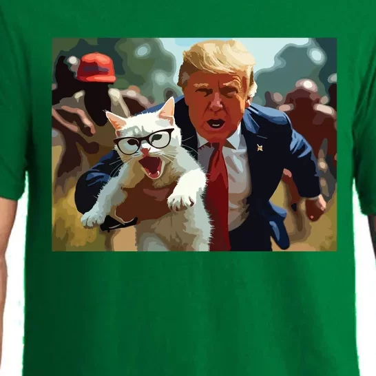 Trump Holding Cat Vote Trump Pets For Trump Vote President Pajama Set