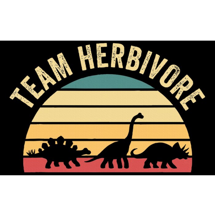 Team Herbivore Cute Dinosaur Bumper Sticker