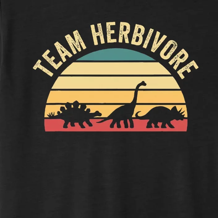 Team Herbivore Cute Dinosaur ChromaSoft Performance T-Shirt