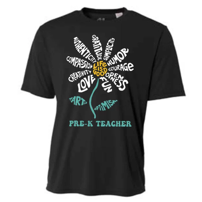 Teacher Humor Courage Openness Fun Love Cooling Performance Crew T-Shirt