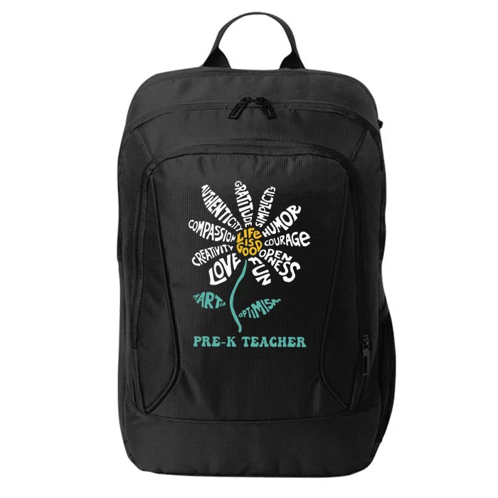 Teacher Humor Courage Openness Fun Love City Backpack