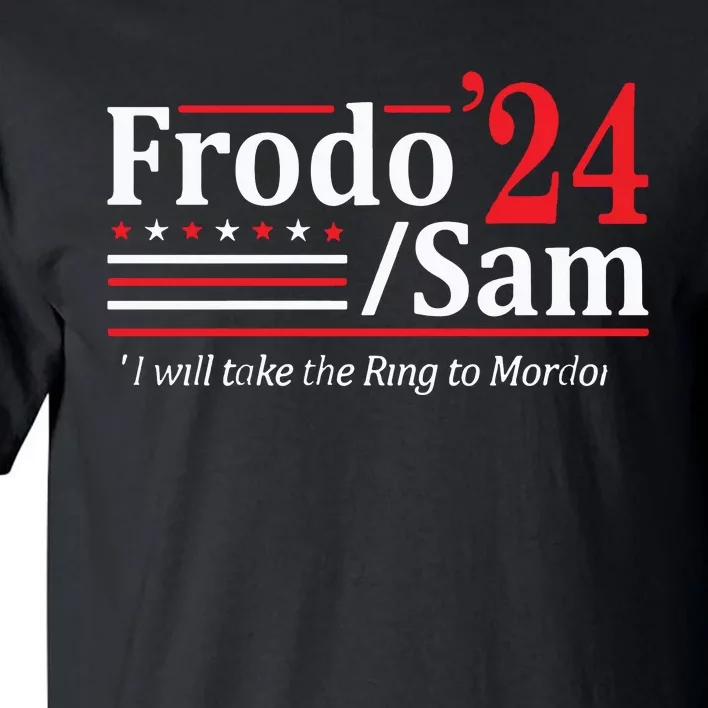 The Hobbit Duo Election 2024 I Will Bring The Ring Tall T-Shirt