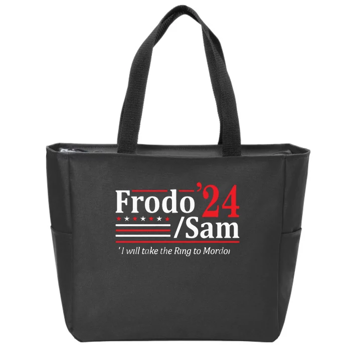 The Hobbit Duo Election 2024 I Will Bring The Ring Zip Tote Bag