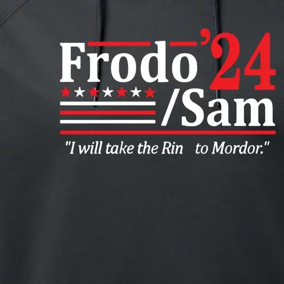 The Hobbit Duo Election 2024 I Will Bring The Ring Performance Fleece Hoodie