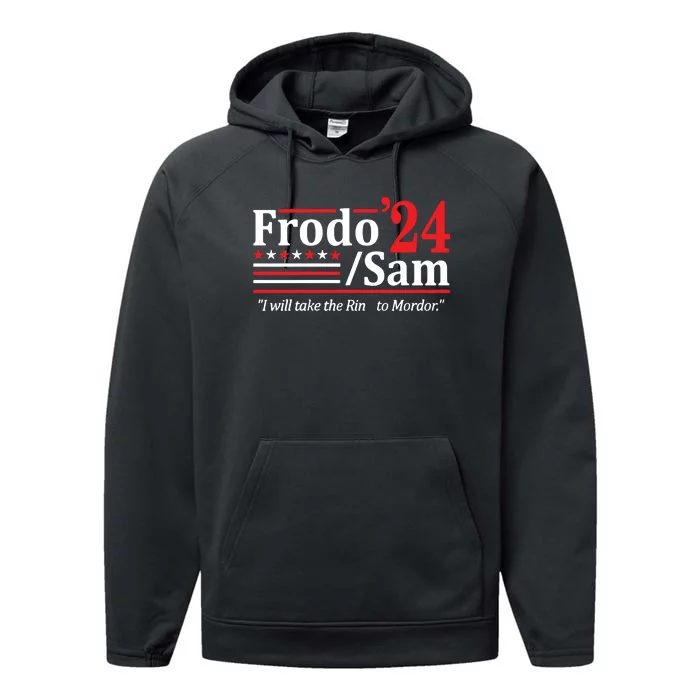 The Hobbit Duo Election 2024 I Will Bring The Ring Performance Fleece Hoodie