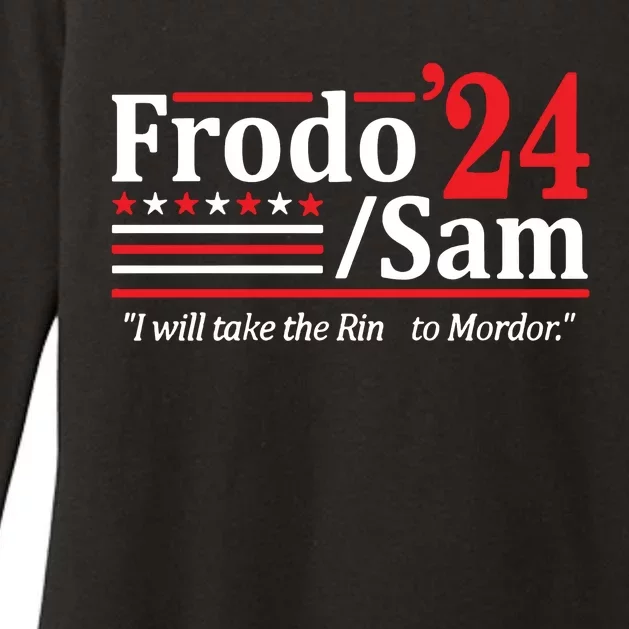 The Hobbit Duo Election 2024 I Will Bring The Ring Womens CVC Long Sleeve Shirt