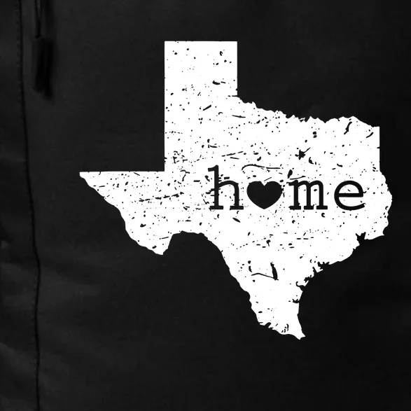 Texas Home Distressed Tx Map With Heart Daily Commute Backpack