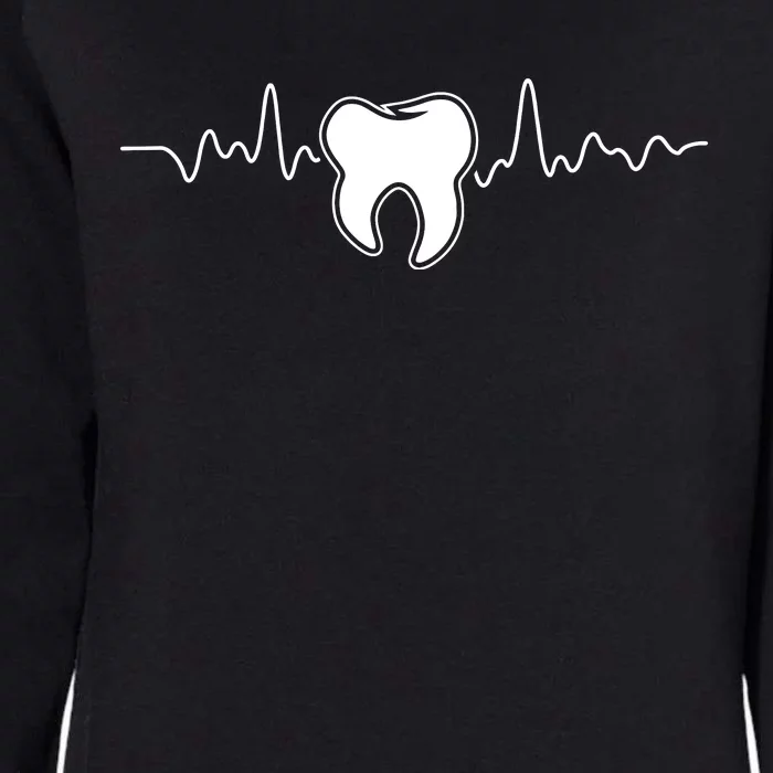 Tooth Heartbeat Dentist Dental Assistant Dentistry Dds Womens California Wash Sweatshirt