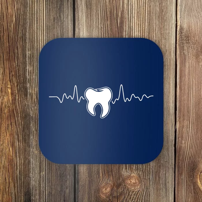 Tooth Heartbeat Dentist Dental Assistant Dentistry Dds Coaster