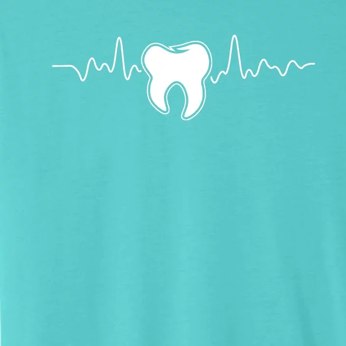 Tooth Heartbeat Dentist Dental Assistant Dentistry Dds ChromaSoft Performance T-Shirt