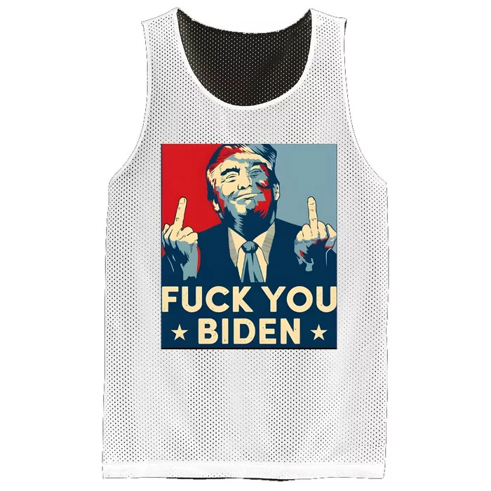 Trump Hope Design Fuck You Biden Mesh Reversible Basketball Jersey Tank