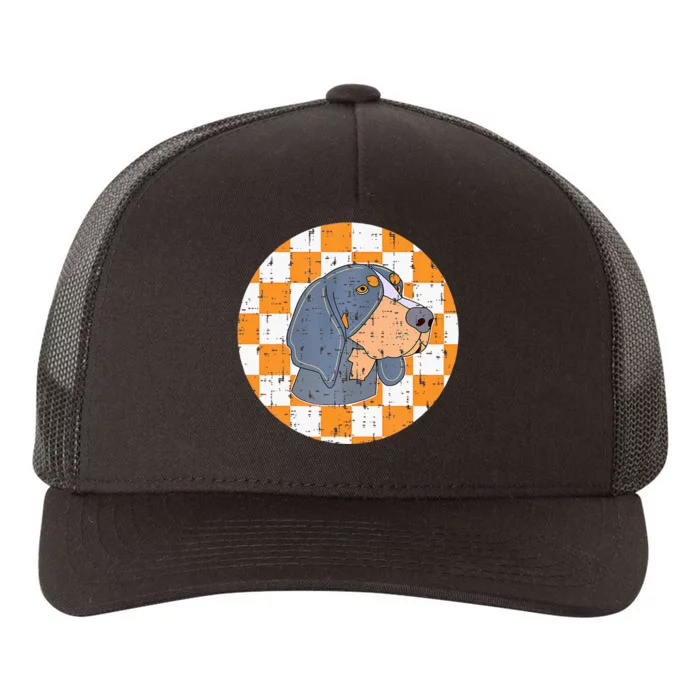 Tennessee Hound Dog Costume Tn Design Throwback Knoxville Yupoong Adult 5-Panel Trucker Hat