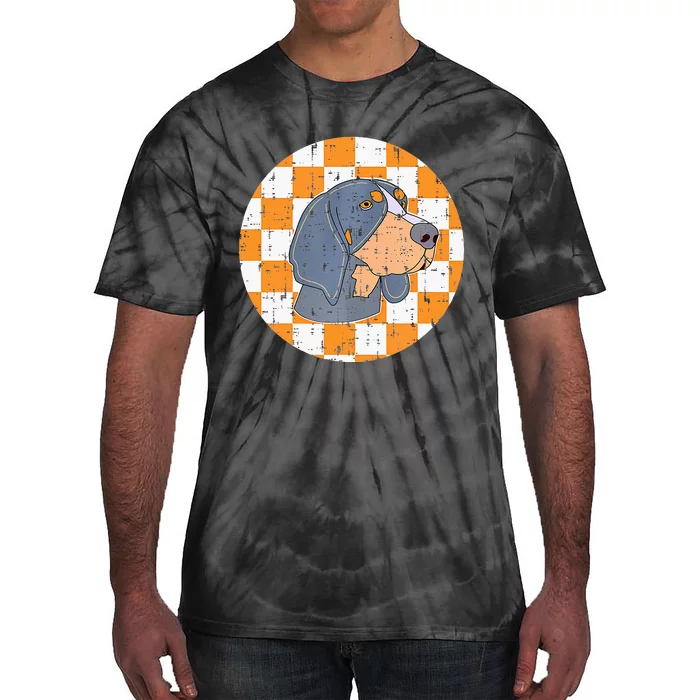 Tennessee Hound Dog Costume Tn Design Throwback Knoxville Tie-Dye T-Shirt