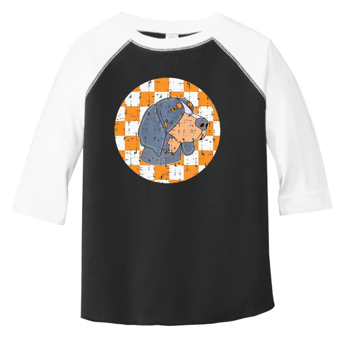 Tennessee Hound Dog Costume Tn Design Throwback Knoxville Toddler Fine Jersey T-Shirt