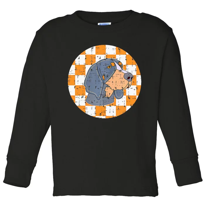 Tennessee Hound Dog Costume Tn Design Throwback Knoxville Toddler Long Sleeve Shirt