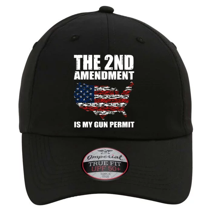 The 2nd Amendment Is My Gun Permit American Gun Flag The Original Performance Cap