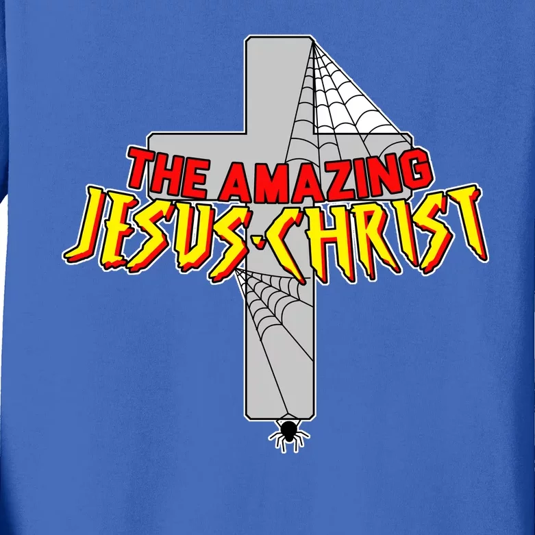 The Amazing Jesus-Christ Kids Long Sleeve Shirt