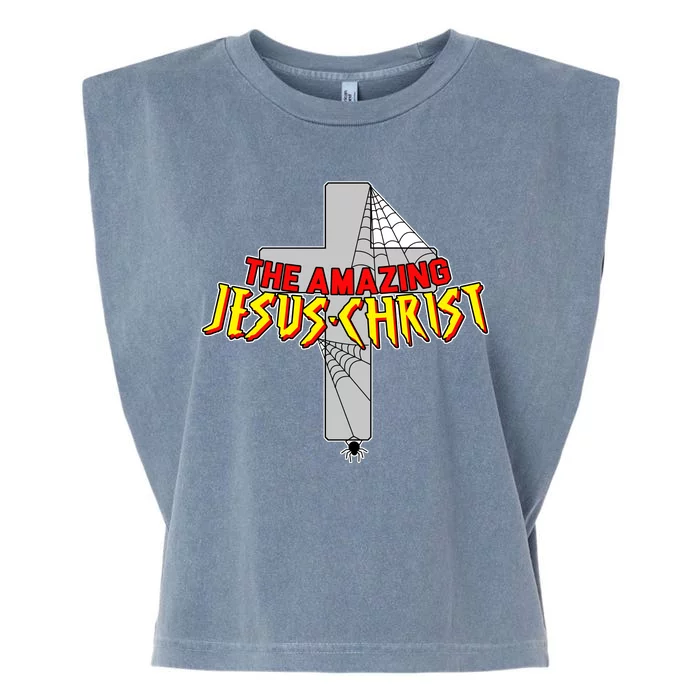 The Amazing Jesus-Christ Garment-Dyed Women's Muscle Tee