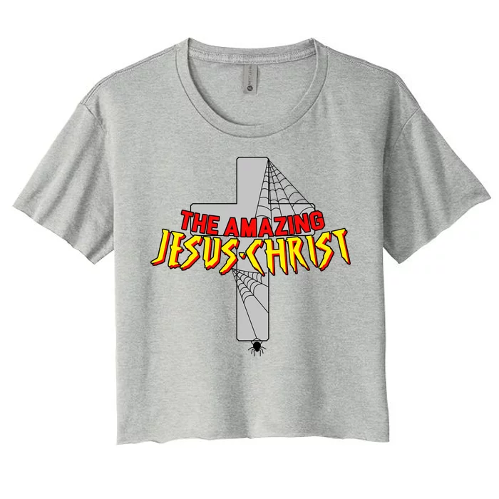 The Amazing Jesus-Christ Women's Crop Top Tee