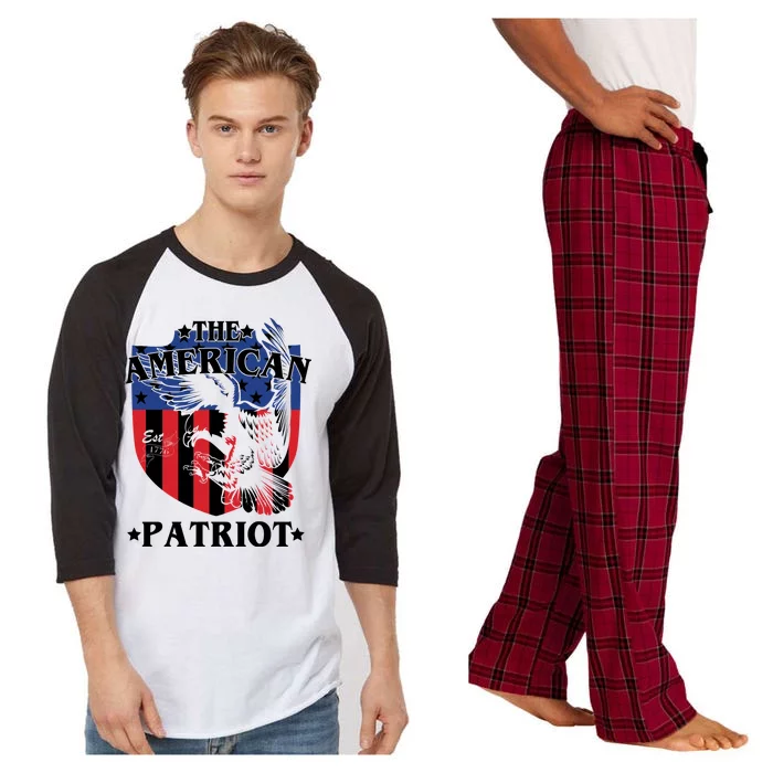 The American Patriot Est 1776 Raglan Sleeve Pajama Set