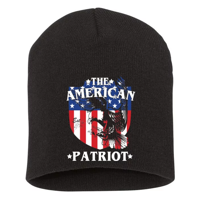 The American Patriot Est 1776 Short Acrylic Beanie