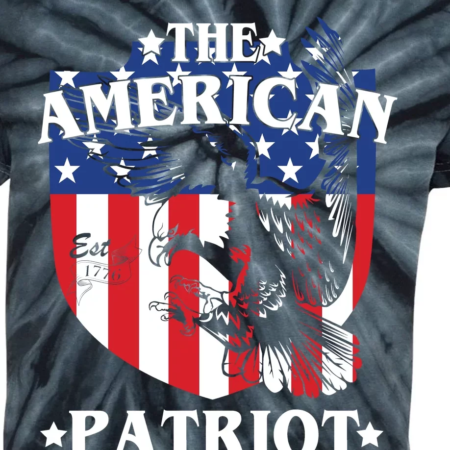 The American Patriot Est 1776 Kids Tie-Dye T-Shirt