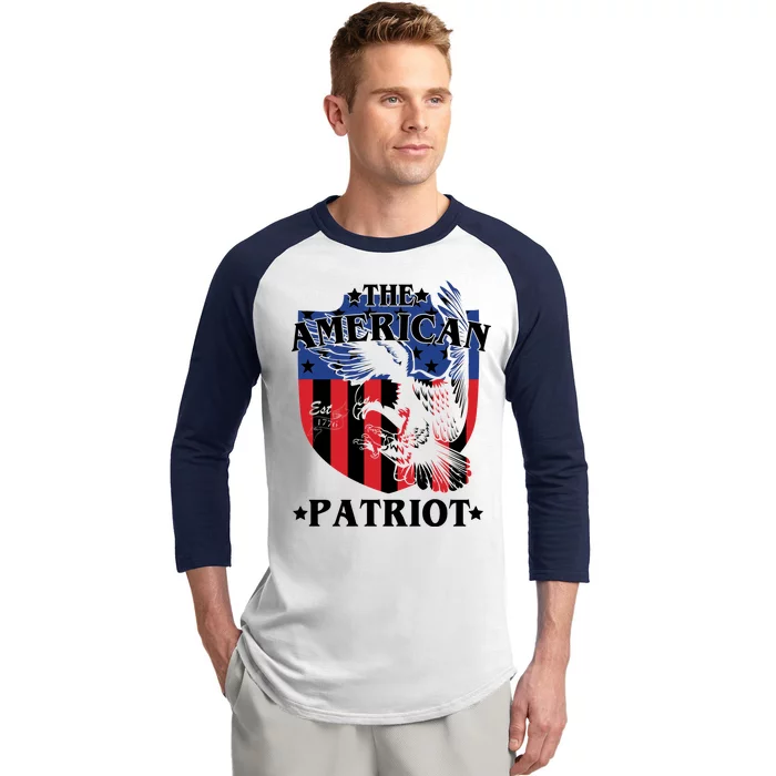 The American Patriot Est 1776 Baseball Sleeve Shirt