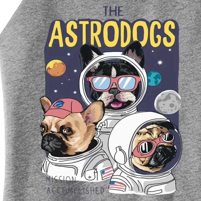 The Astrodogs Astronauts Dogs In Space Women’s Perfect Tri Rocker Tank