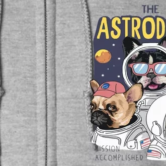 The Astrodogs Astronauts Dogs In Space Full Zip Hoodie