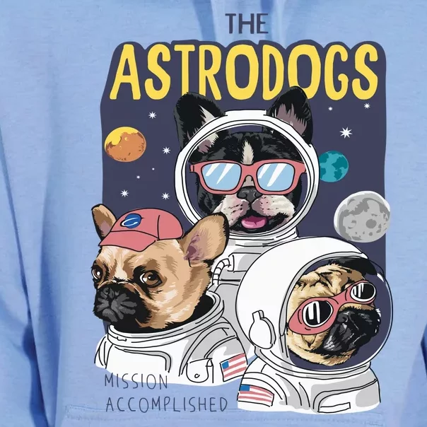 The Astrodogs Astronauts Dogs In Space Unisex Surf Hoodie